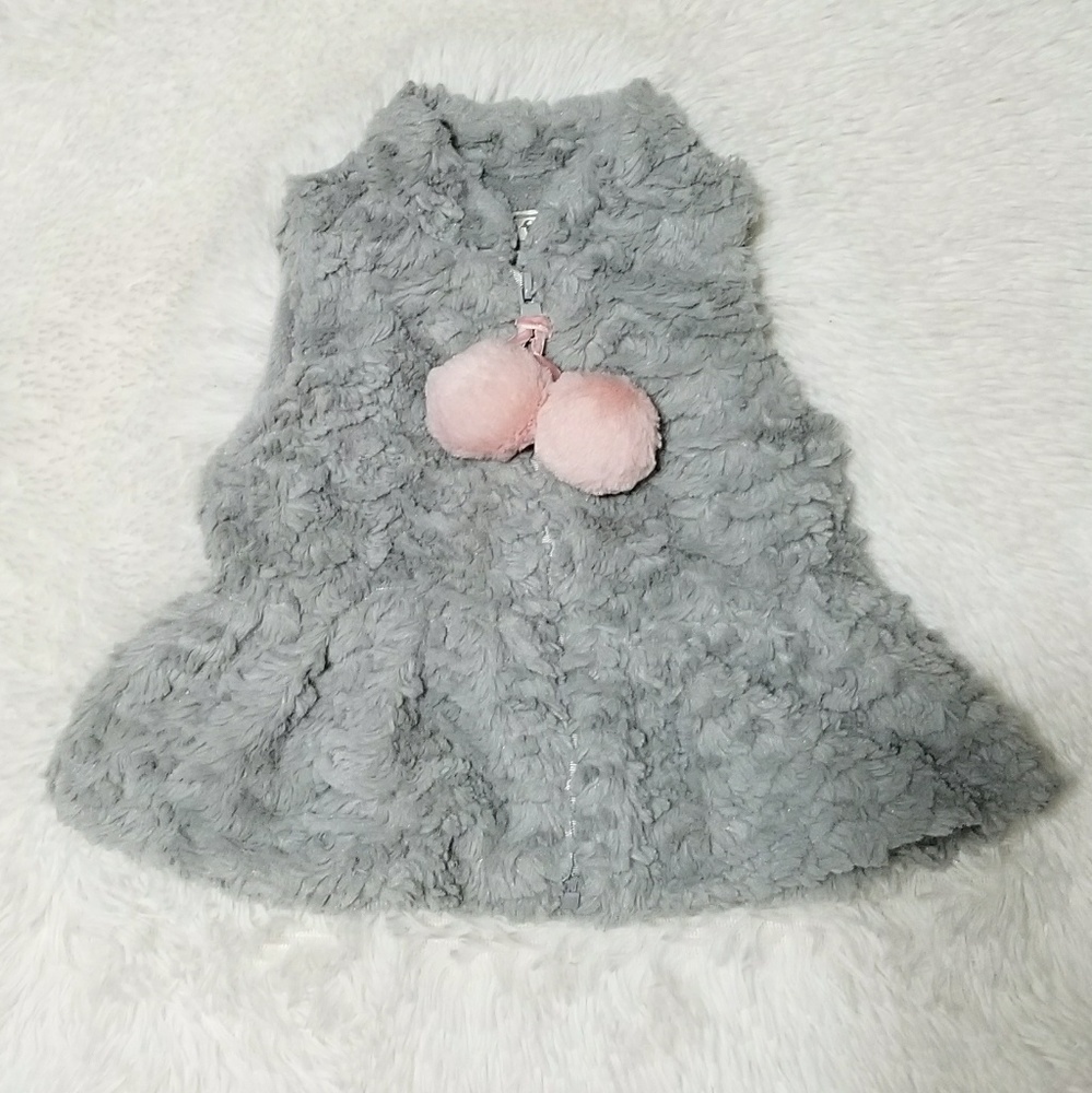 Baby Girl's Widgeon Faux Fur Vest - Picture 1 of 5